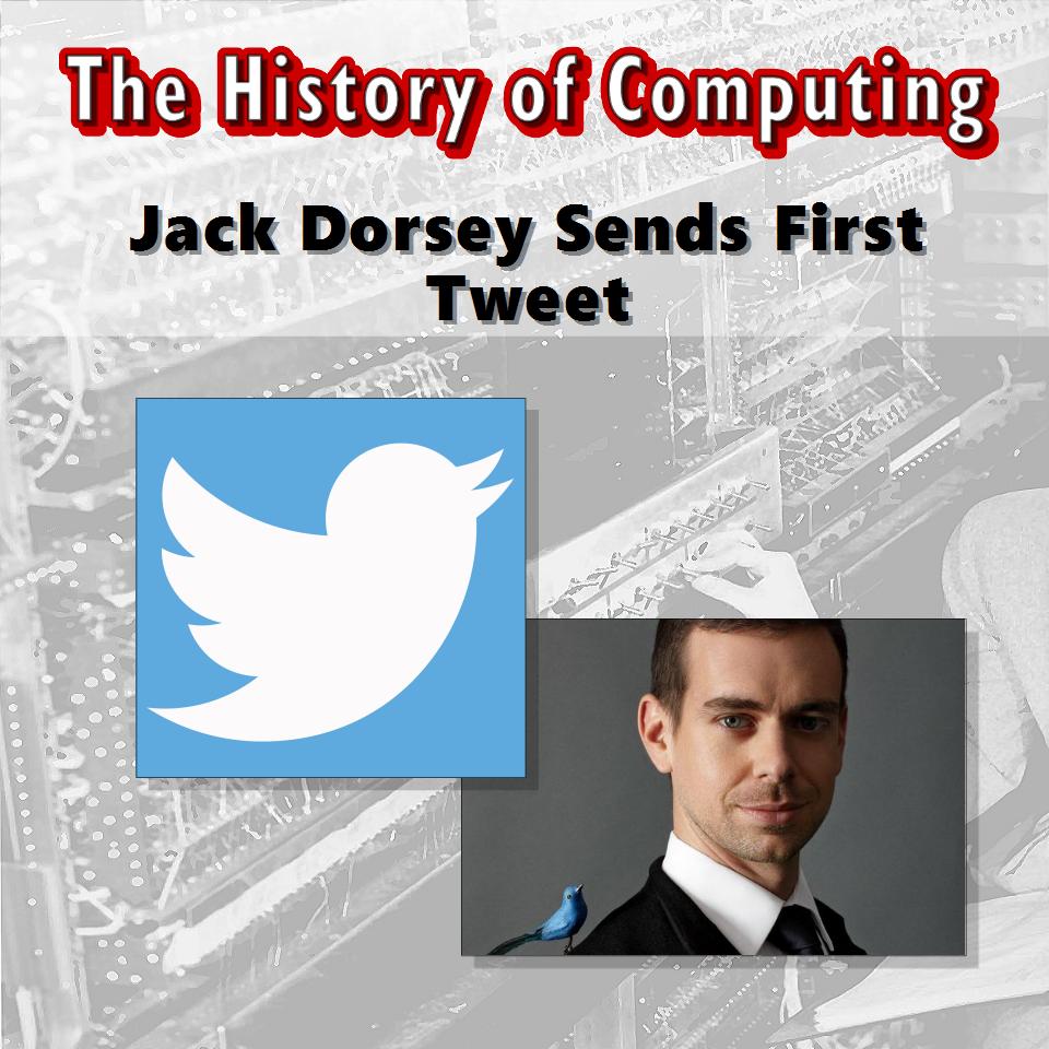 Jack Dorsey Sends First Tweet