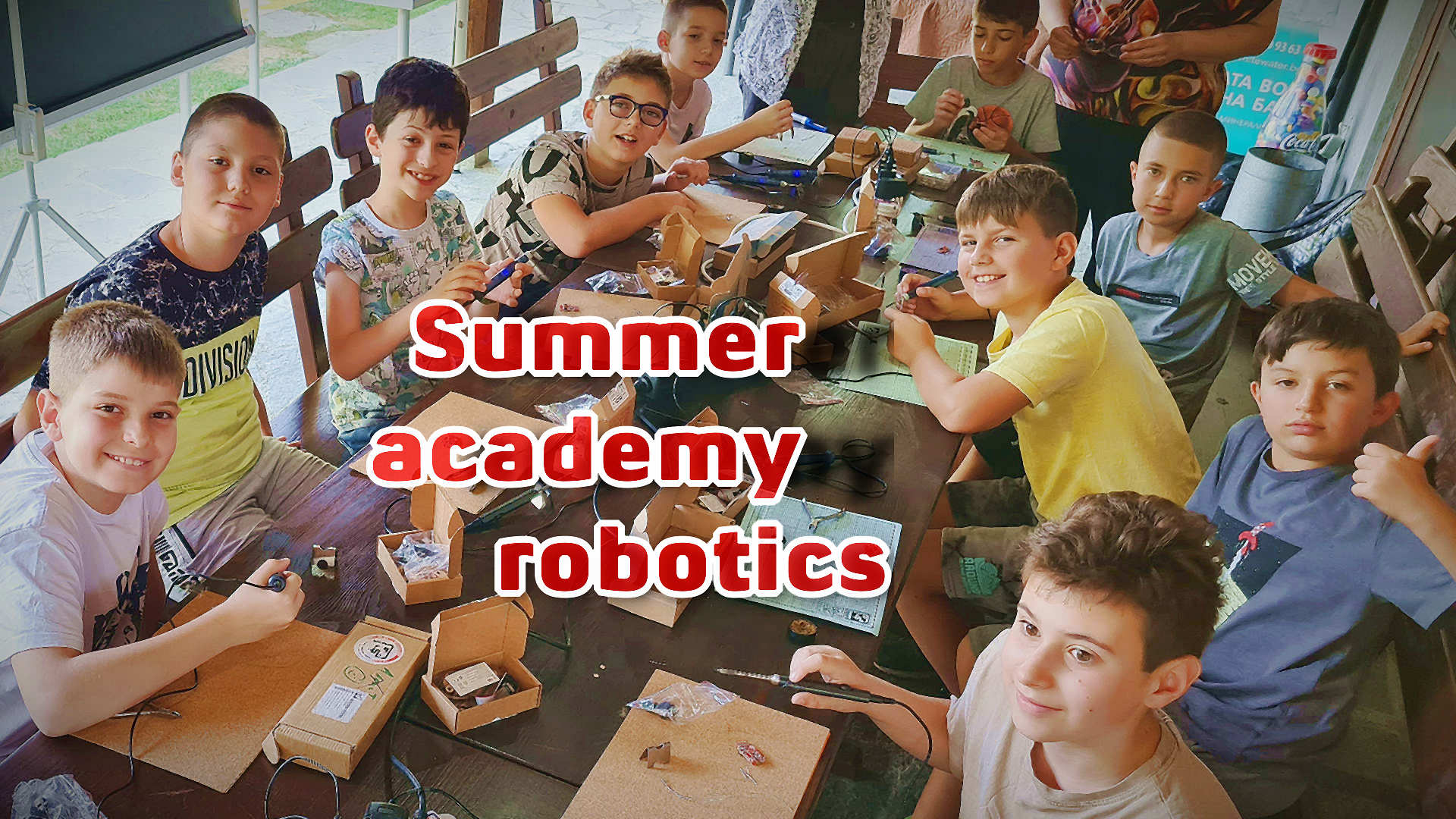 Summer academy robotics Tinusaur Miykovtsi